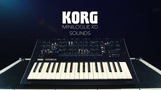 Korg Minilogue XD sounds demo  Gear4music [upl. by Elvah251]