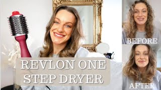 REVLON ONESTEP HAIR DRYER  Review amp Tutorial [upl. by Anaitak275]