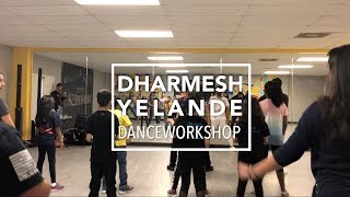 DHARMESH YELANDE S 01 WORKSHOP  NAAH GORIYE HARRDY SANDHU YUVA DANCE ACADEMY MD USA [upl. by Sidhu]