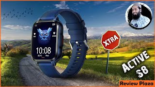 কম দামে Xtra Active S8 Smartwatch Review 2023  Review Plaza [upl. by Dulcine]