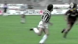 Il primo gol di Alessandro Del Piero con la Juventus  Alex Del Pieros first goal for Juventus [upl. by Ealasaid256]