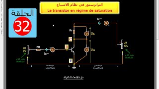 Le transistor en régime de saturation الحلقة 32 الترانزستور في نظام الاشباع [upl. by Seugram]