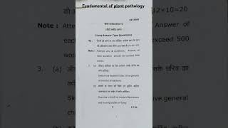 Fundamental of plant pathology BScAgriculture2nd semester agristudy1 agricultural studymaterial [upl. by Yllac286]