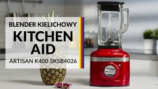 Blender kielichowy KitchenAid K400 – dane techniczne – RTV EURO AGD [upl. by Peltz]