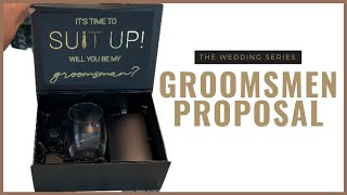 Groomsmen Proposal Vlog groomsmen gift ideas  Avia LeVon [upl. by Montgomery]