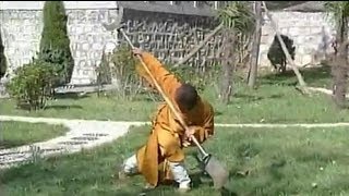 Shaolin Kung Fu weapon monks spade [upl. by Aiht]