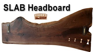 Woodworking Making a SLAB Headboard [upl. by Nobile]