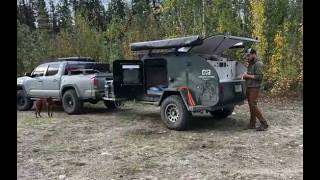 Overland Road Trips Rainy Days Doggo and Coffee  A Cedar Ridge Teardrop Camper Mini Feature [upl. by Rosenfeld]