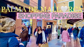 Palma de Mallorca🌴🏖️MALLORCA island💚SHOPPING PARADISE🛍️👠spain💚 mallorca travel video [upl. by Yrellih102]