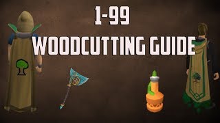 Runescape 3  2018 199 Woodcutting guide  AFK amp Easy [upl. by Dovev601]