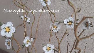 Jabłonkowe kwiatki na szydełku flowers crochet tutorial No 2 [upl. by Juno]