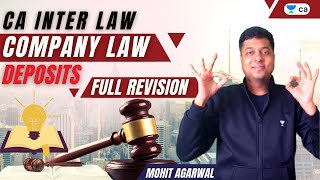 L13 Company Law  Deposits Full Revision  CA Intermediate  Mohit Agarwal [upl. by Jeno812]