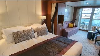 Seabourn Encore Veranda Suite Room Tour May 2023 [upl. by Mikihisa]