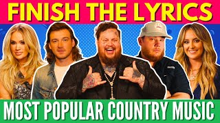 FINISH THE LYRICS  Country Edition 2024📀Country Music Quiz 🎶 [upl. by Bowne]