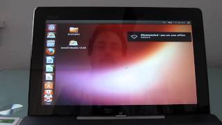 Running Ubuntu on the Asus Transformer Book T100 [upl. by Adnohsar]