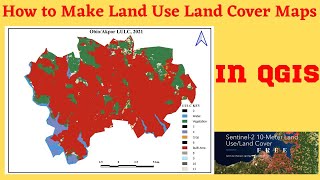 How to Make LULC Map in QGIS [upl. by Anatnas672]