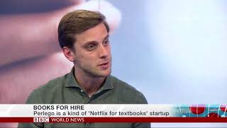 Gauthier Van Malderen Perlego CEO on Talking Business 6th March 2019 BBC World News [upl. by Dambro]