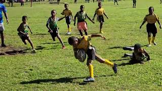 2024 Fiji Tag Rugby Under9 Annesley Methodist Infant School vs Marcellin Primary School semifinal [upl. by Dysart]