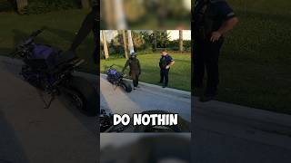 Biker Pulled Over By Cops For THIS shorts [upl. by Earla]