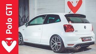 VW Polo GTI 18 TSI Resonated Turbo Back Performance Exhaust with Sports Cat by Cobra Sport [upl. by Rovelli483]