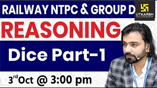 Railway NTPC amp Group D Reasoning  Dice 1  Reasoning Short Tricks  By Akshay Sir [upl. by Ajssatsan273]