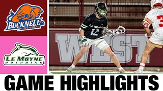 Le Moyne vs Bucknell Lacrosse Highlights  2024 College Lacrosse  NCAA Lacrosse [upl. by Eidahs]