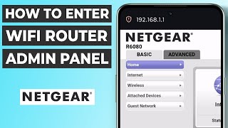 📱 How to sign in to NETGEAR router admin panel on phone [upl. by Tillion]