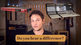 Focusrite Clarett vs Vintage German Mixing Desk english [upl. by Lisabet]