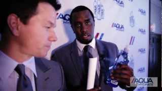 Sean quotDiddyquot Combs amp Mark Wahlberg Launch AQUAhydrate Part 1 [upl. by Abraham572]