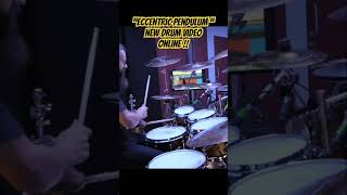 Eccentric Pendulum “Narcissistic Myopia” Drum video drumcam heavymetal groove [upl. by Llennoj]