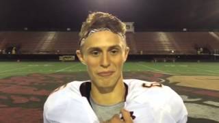 Matt Estill with a big receiving night for Chesterton [upl. by Hsac754]