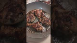 Pan fried chicken drumsticks with organic lemon pepper seasoning carnivore [upl. by Moriah]