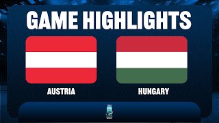 2024 IHF WM20 Division I Group A  Austria vs Hungary [upl. by Ennaharas9]