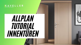 Allplan Tutorial  Innentüren [upl. by Ylrbmik]