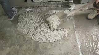 Concrete premixing experiment with polycarboxylate superplasticizer [upl. by Alamat164]