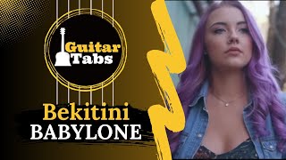 Bekitini  Babylone  Tablature Guitare [upl. by Kermy180]