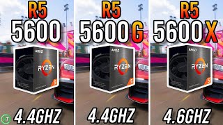 Ryzen 5 5600 vs Ryzen 5 5600G vs Ryzen 5 5600X [upl. by Yttak]