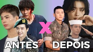 Top 10 atores coreano que foram pro exercito e voltaram uma geladeira Eletrolux 2 portas [upl. by Sheffie]