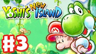 Yoshis New Island  Gameplay Walkthrough Part 3  World 3 Nintendo 3DS [upl. by Karney]