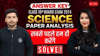 Class 10 Science Answer Key 2024  Science Paper Solutions 2023 All Sets  CBSE Board Exam 2024 [upl. by Kennie]