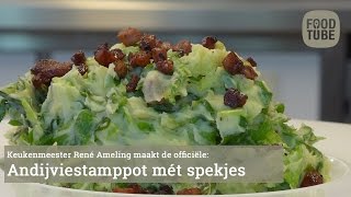 Stamppot rauwe andijvie met spekjes [upl. by Hehre]