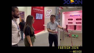 2024 FABTECH exhibition in Monterey Mexico  JOBON electrostatic powder coating gun is popular [upl. by Ber468]