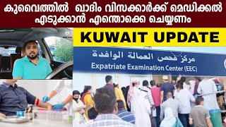 Kuwait Expatriates Medical  കുവൈത്തിൽ മെഡിക്കൽ എടുക്കാൻ എന്തൊക്കെ ചെയ്യണം  Kuwait Update [upl. by Anola690]