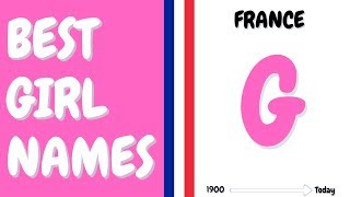 G  TOP10 des prénoms de fille en G les plus donnés en France depuis 1900 [upl. by Ylrahc]