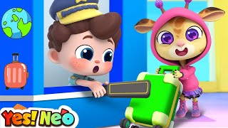 Safety Check Song  Airport Safety Song  Good Manners  Nursery Rhymes amp Kids Songs  Yes Neo [upl. by Annnora41]