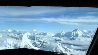 Inflight TOP VIEW HIMALAYA Nepal [upl. by Trinl]