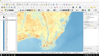 Automatic Estimation of Land Surface Temperature LST using SCP Plugin in QGIS with Landsat [upl. by Egreog278]