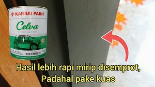 Cat Kayu Warna Abu DOFF dengan Epoxy Celva Lac Primer Surface  Kansai Paint [upl. by Joub896]