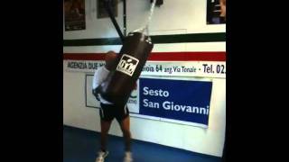 Allenamento di Giacobbe Fragomeni  OPIGYM Boxing Club Milano [upl. by Nyret]