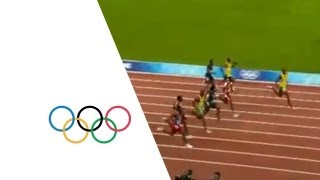 Usain Bolt Breaks 100m World Record In 969 Seconds  Beijing 2008 Olympics [upl. by Eenobe]